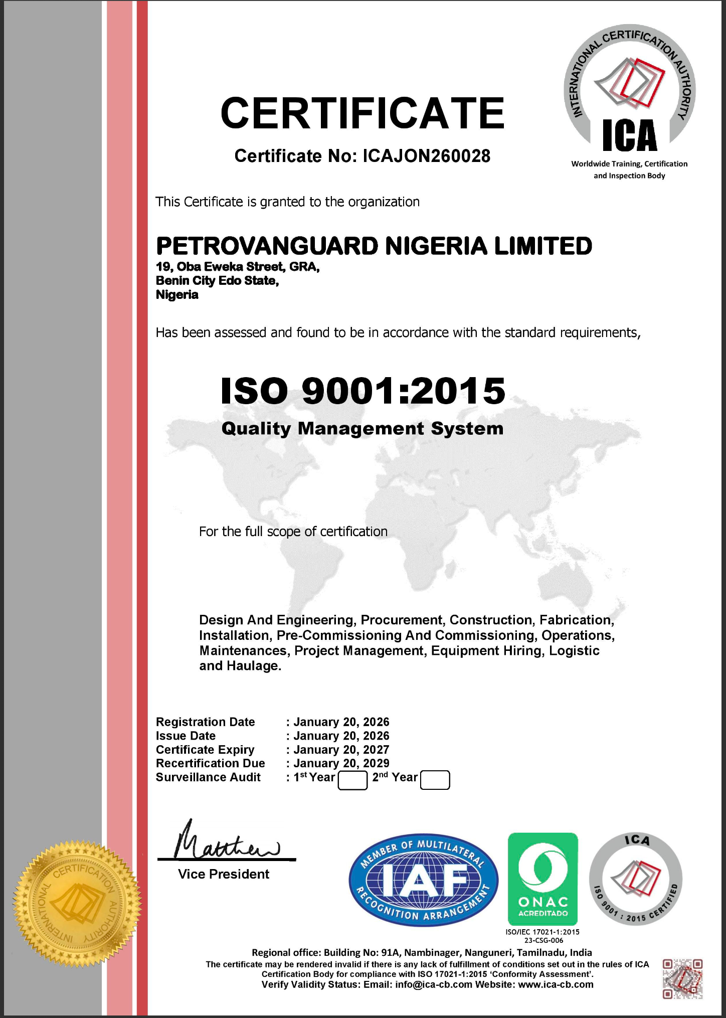 pnl ng iso 9001 page 001