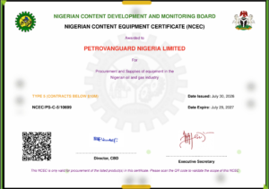 PNL-NCEC CERTIFICATE